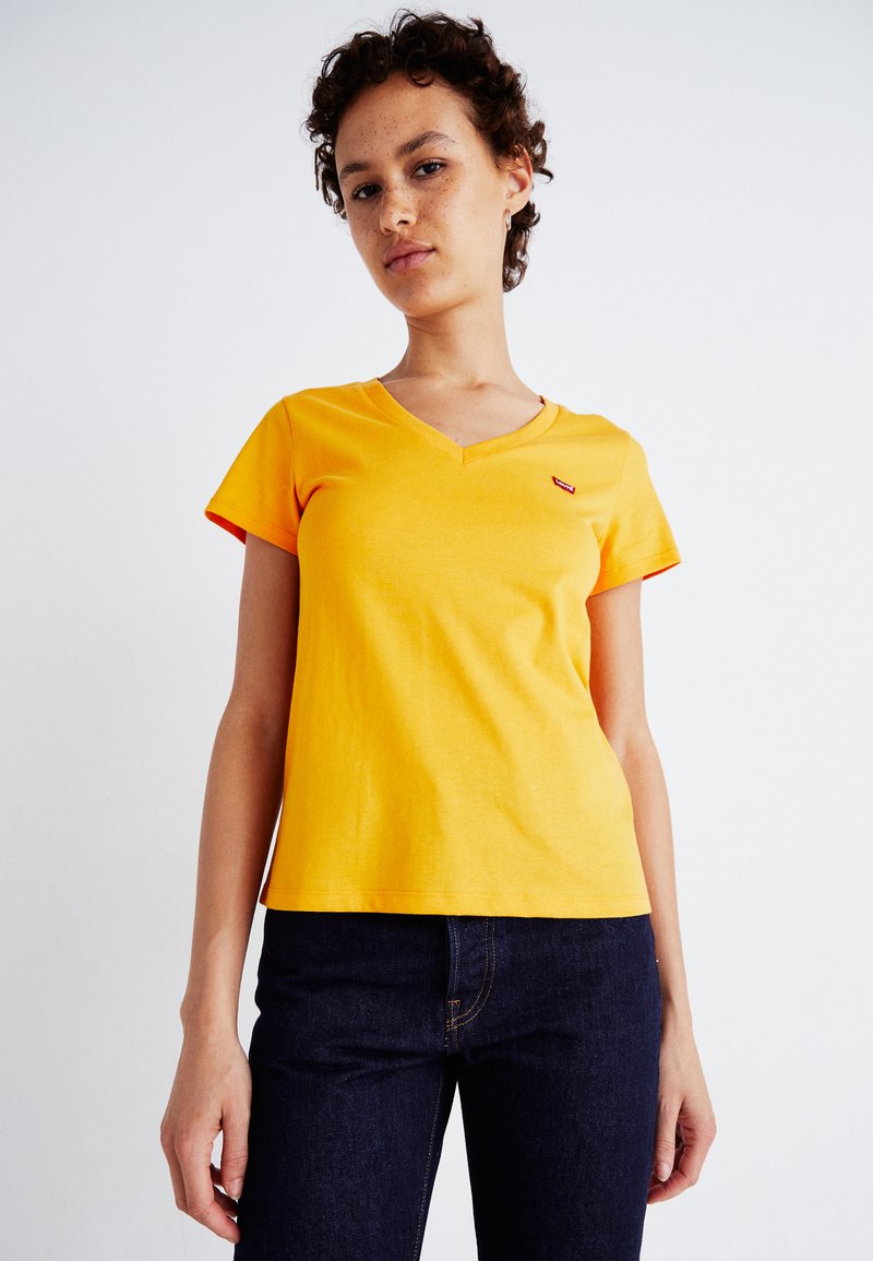 Levi's® - PERFECT VNECK - Pamata T-krekls - orange, Palielināt