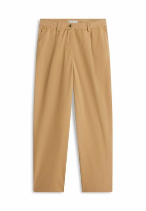 Tommy Hilfiger WASHED WIDE LEG TROUSERS - Pantalones - bronze twist