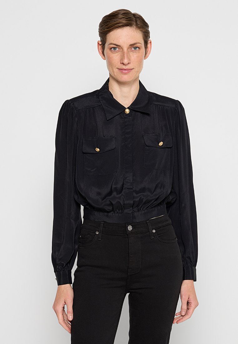 7 For All Mankind Overhemdblouse zwart