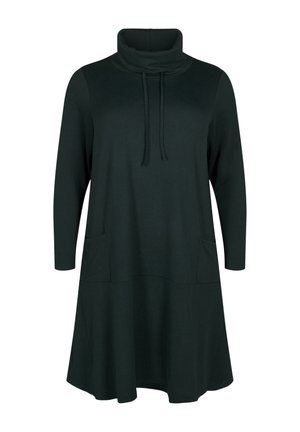Zizzi Abito in maglia - scarab mel