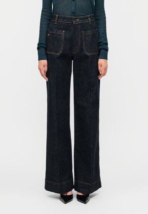 ALINA  - Laza szabású farmerek - indigo/white