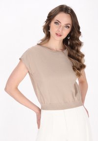 DreiMaster T-shirt basic - beige
