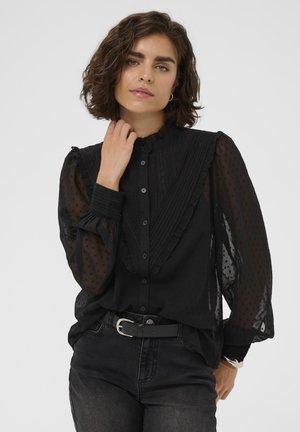 LEONORA - Bluza s gumbima - black deep