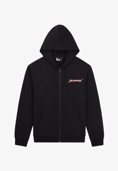 WHAT IS ZIPPÉ THE KOOPLES - Sweat zippé - black