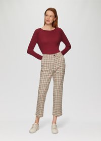 s.Oliver Langarmshirt - rubinrot