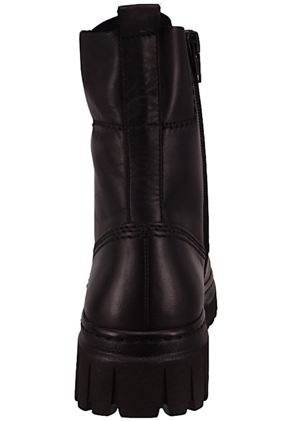 Platform ankle boots - schwarz micro4