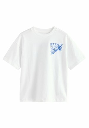 SHORT SLEEVE GRAPHIC STANDARD - Tričko s potlačou - white blue back print