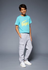Lacoste TECHNICAL UNISEX - T-shirt imprimé - cove/limeira