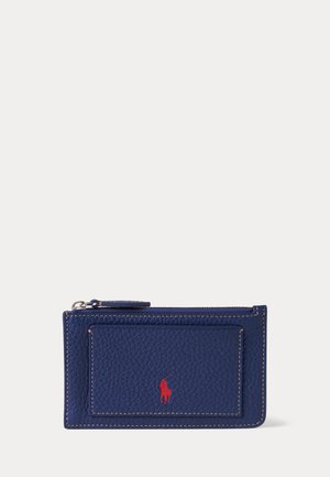 Polo Ralph Lauren, POLO PLAY LEATHER ZIP CARD CASE - Portemonnee - ink