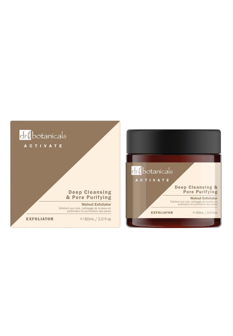 Dr Botanicals - DEEP CLEANSING & PORE PURIFYING WALNUT EXFOLIATOR 60ML - Oczyszczanie twarzy, Powiększ