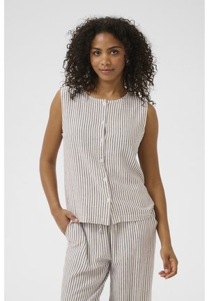 Blouse - chalk fudge stripe