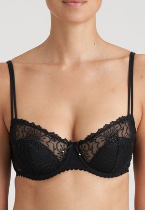 JANE HALF PADDED - Underwired bra - black