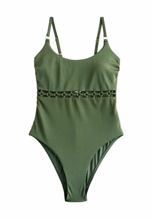 REGULAR FIT - TUMMY CONTROL HARDWARE - Maillot de bain - khaki green
