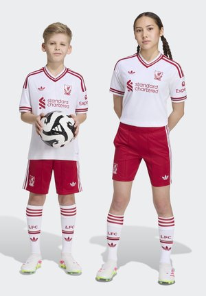 adidas Originals, LIVERPOOL FC 26/27 AWAY SHORT KIDS UNISEX - Pantalón corto de deporte - strawberry red