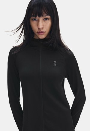 On, CLIMATE ZIP HOODIE. - Sweat zippé - black