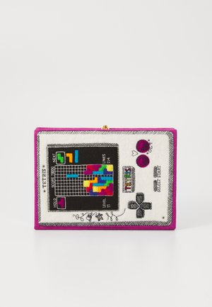 Olympia Le-Tan BOOK TETRIS GAME - Pochette - fuchsia pierre