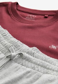 Next SET - Pyjama set - berry red grey