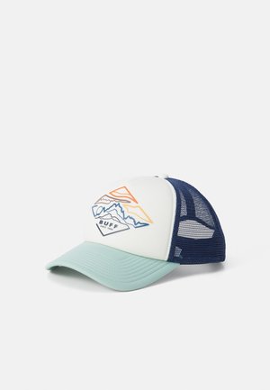 Buff TRUCKER LUSTER FLINT UNISEX - Cap - turquoise/white