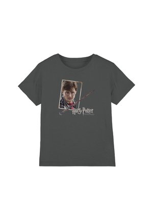Cotton Soul, HARRY POTTER HARRYS WAND PORTRAIT UNISEX - Print T-shirt - anthracite