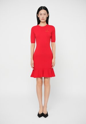 DRESS - Φόρεμα-πουλόβερ - chinese red