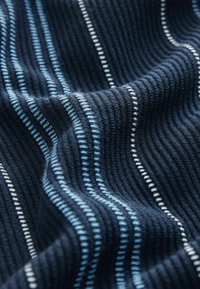 Next TEXTURED SHORT SLEEVE - Majica - dark blue