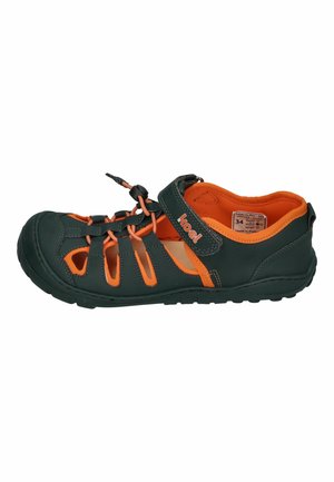 koel, KOEL BAREFOOT KINDER SANDALEN MADISON DARK GREEN UNISEX - Walking sandals - dark green