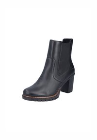 Rieker Bottines à plateau - schwarz
