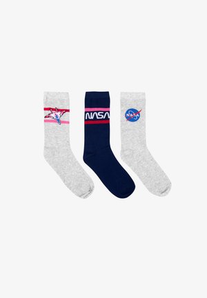 United Labels 3ER PACK NASA - Socken - grau blau
