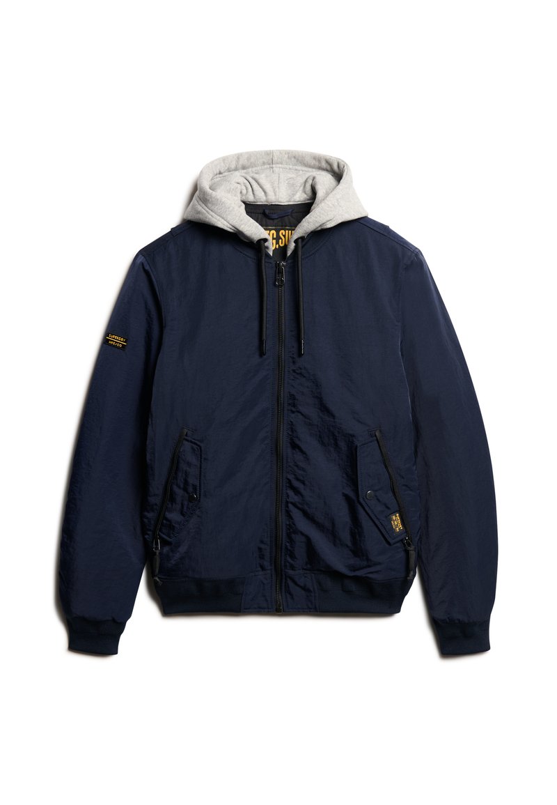 Motorradjacke Herren Herren MA1 Bomberjacke Mit Kapuze - Main Image