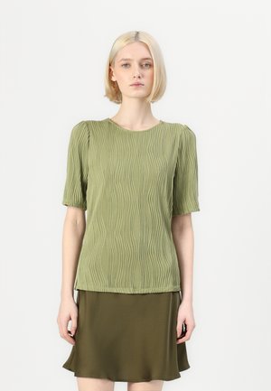 VINIRA O NECK PUFF - T-shirt - bas - sage