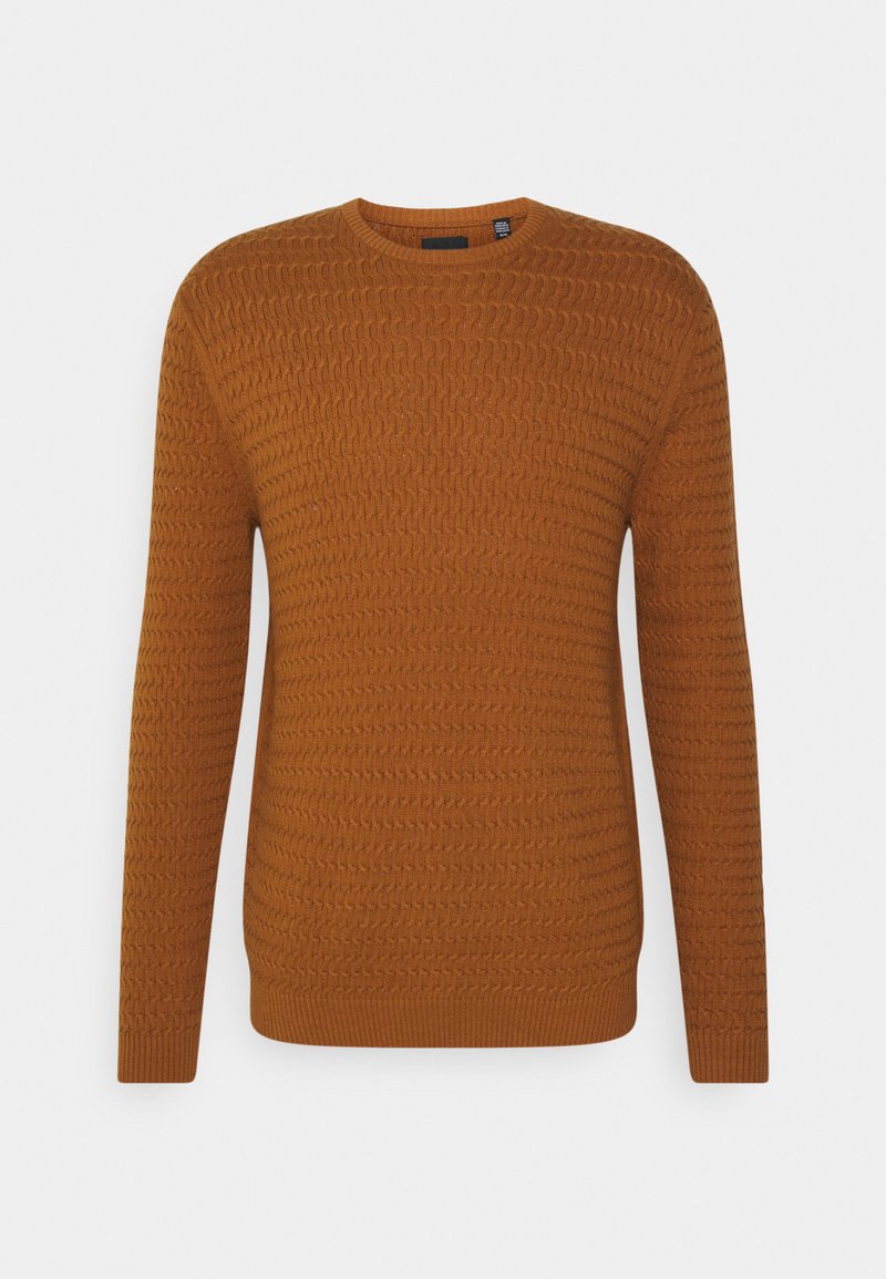 Herren Strickjacken | Only & Sons ONSKIM CREW STRUCTURE Strickpullover monks robe/braun - WP71390 Herren Strickjacken | Only & Sons ONSKIM CREW STRUCTURE Strickpullover monks robe/braun - WP71390