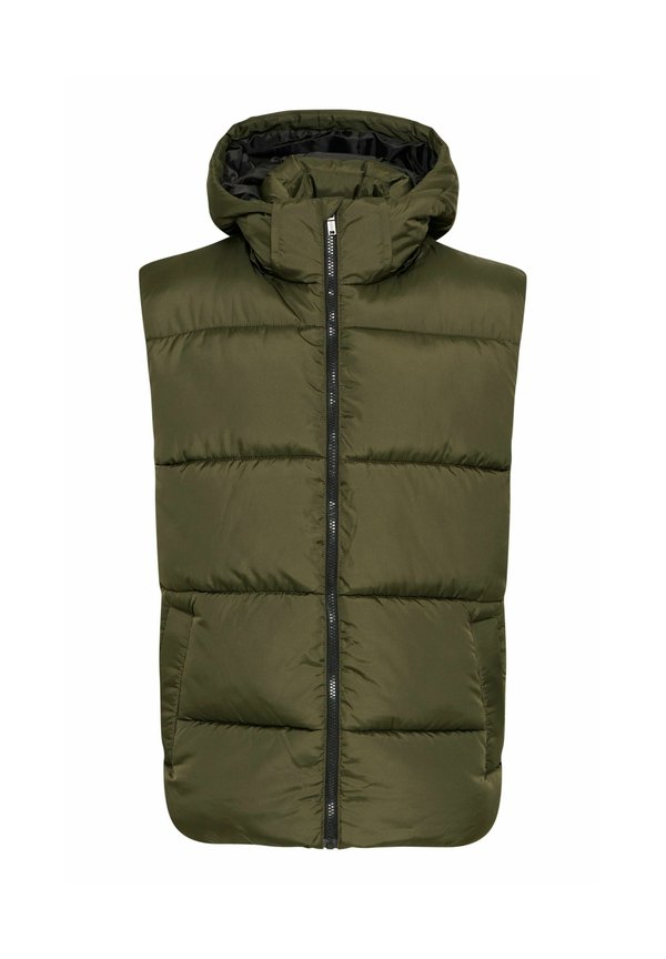 BHMZIPA - Waistcoat - forest night4