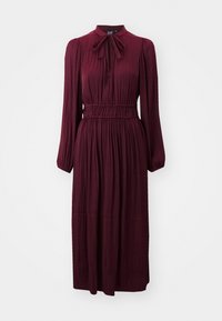 LS SATIN MIDI DRS - Dienas kleita - noir red