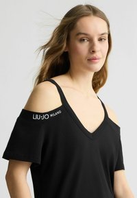 LIU JO T-shirt con stampa - black