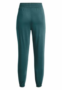 Türkise Jogginghosen aus weichem Material, mit elastischem Bund und Bündchen, samt einer glatten Textur und lässiger Passform.