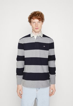 GANT, REG SHIELD BARSTRIPE HEAVY RUGGER - Longsleeve - grey melange