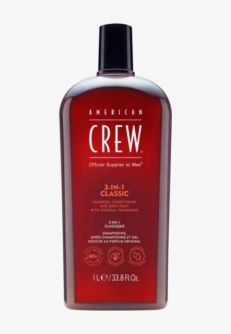 American Crew - 3-IN-1 SHAMPOO, CONDITIONER AND BODY WASH - Suihkusaippua, Suurenna