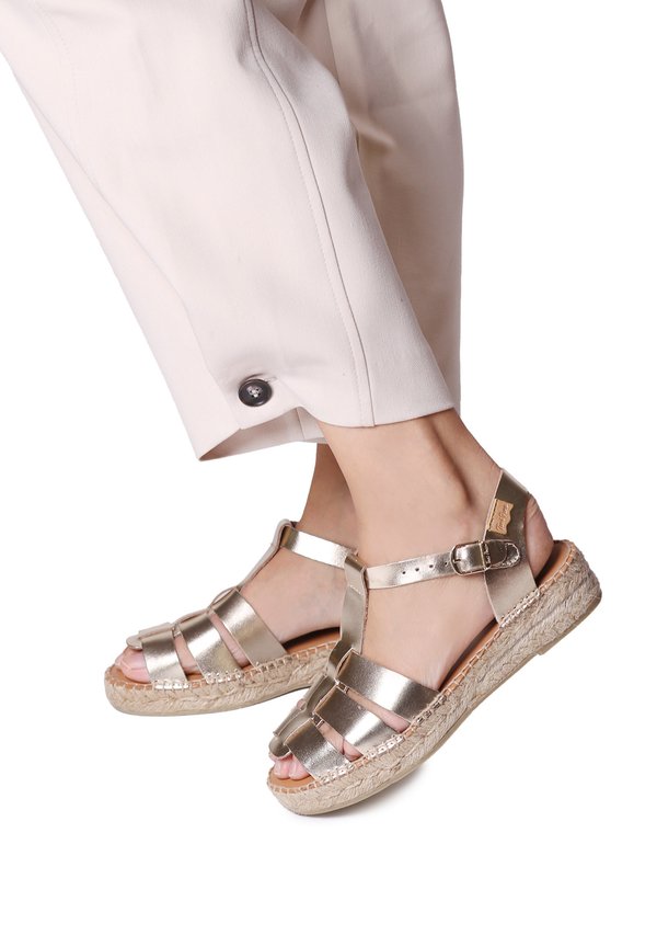 EMMA - Keilsandalette - plati