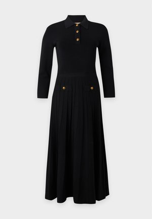 MICHAEL Michael Kors, FLARE MIDI DRESS - Robe pull - black
