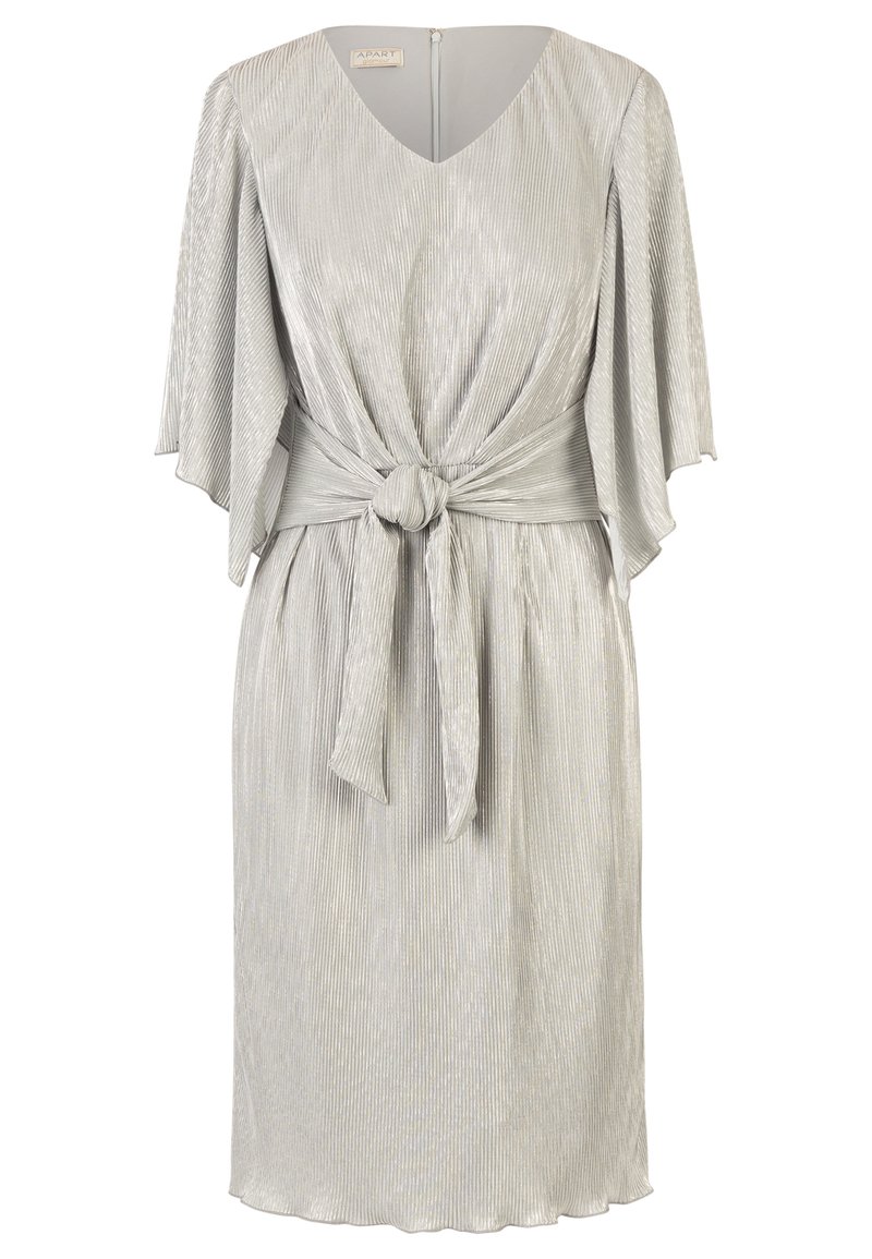 Apart Glamour Cocktailjurk zilverkleurig Apart Glamour Cocktailjurk zilverkleurig