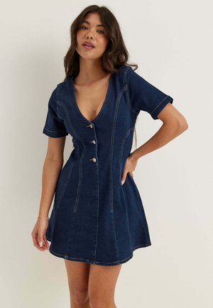 Bubbleroom, DENIM - Denimkjoler - dark blue