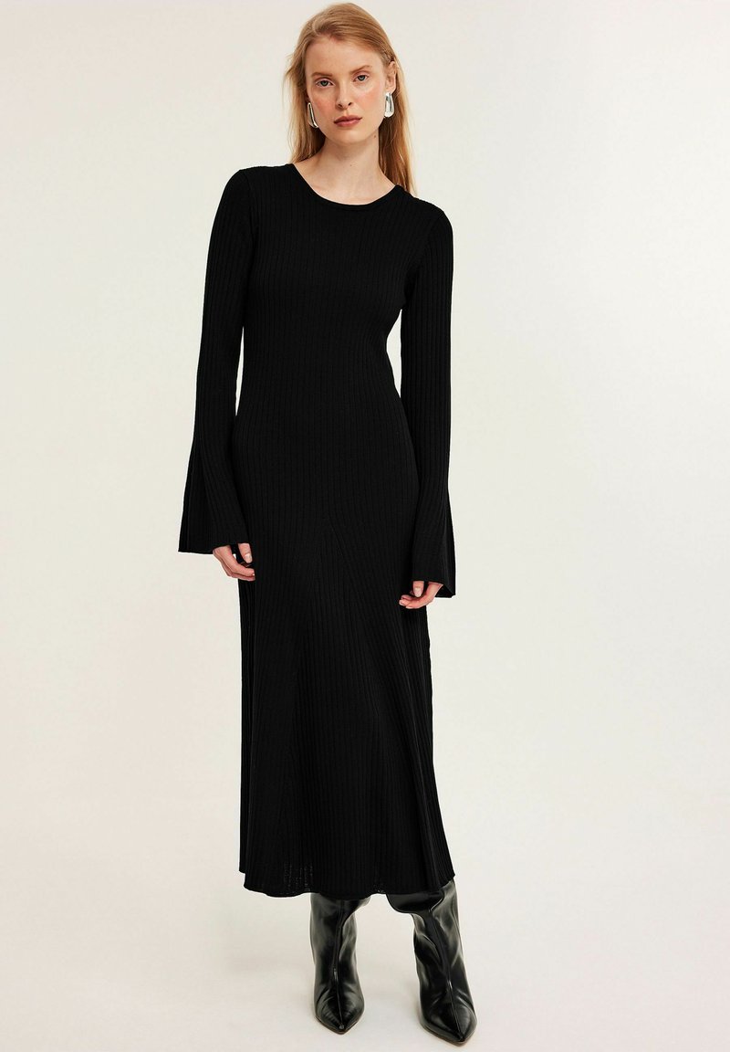 Kappahl Strikkjoler - black/sort - Zalando.dk