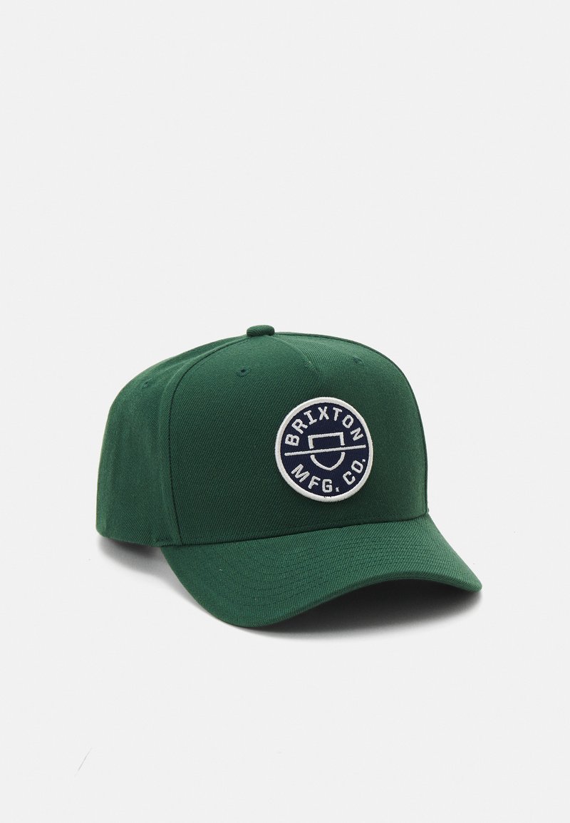 Brixton CREST SNAPBACK UNISEX - Kapa - trekking green/washed navy