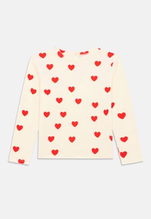 Mini Rodini, HEARTS UNISEX - Long sleeved top - white