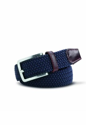 Gevlochten riem - dunkelblau