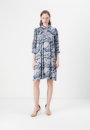 FLORET TAMIA DRESS - Robe chemise - blue
