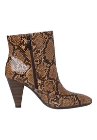 Tamaris High Heel Stiefelette - nut snake