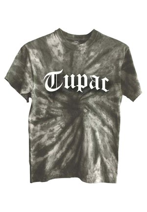 TUPAC GOTHIC LOGO DYE WASH - Print T-shirt - green