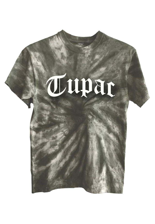 TUPAC GOTHIC LOGO DYE WASH - Print T-shirt3