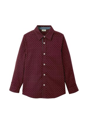 BROKEN - Shirt - aubergine gepunktet